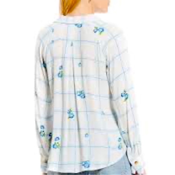 FREE PEOPLE Window To My Heart Button Down Top - Picture 10 of 11
